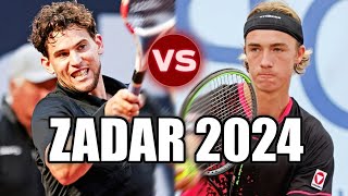 Dominic Thiem vs Lukas Neumayer ZADAR 2024 Highlights [upl. by Rebane]