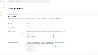Change Developer name in Google play console  update owner name in Google play console  Google [upl. by Enwahs]