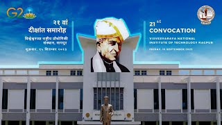 21st Convocation Visvesvaraya National Institute of Technology Nagpur 15th September 2023 [upl. by Sanderson]