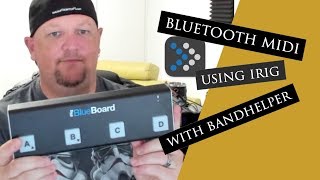 Bluetooth midi using irig with bandhelper [upl. by Yates357]