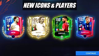 NEW ICONS PLAYERS AND LEAGUE TOUR PLAYERS IN FIFA MOBILE 22 [upl. by Ausoj]