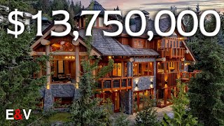 Inside This 13750000 Whistler LUXURY Ski Chalet  EV Exclusive [upl. by Carisa712]