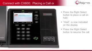 Polycom CX600 Overview  VISITELECOM [upl. by Ardyce217]