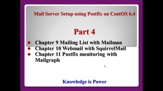 Mail Server Setup using Postfix on CentOS 64  part 47 [upl. by Palm]