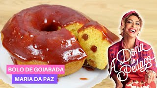 BOLO DE GOIABADA DA MARIA DA PAZ  A DONA DO PEDAÇO [upl. by Hamfurd]