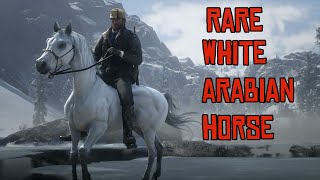 Rare Arabian White Horse Location In Red Dead Redemption 2 [upl. by Rania]