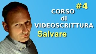 Maggiolina  Corso di Videoscrittura  4 Salvare [upl. by Anelrad]