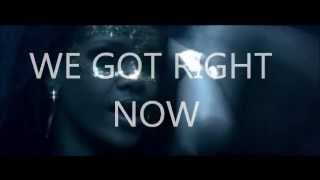 Rihanna  Right Now ft David Guetta Lyrics video [upl. by Enwahs]