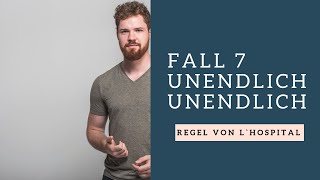 Grenzwert berechnen mit Regel von LHospital  Fall 7 Unendlich  Unendlich Beispielaufgabe [upl. by Brink]