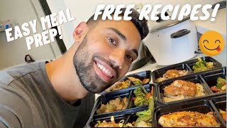 Easy Meal Prep for Students  Free Recipes [upl. by Aremat]