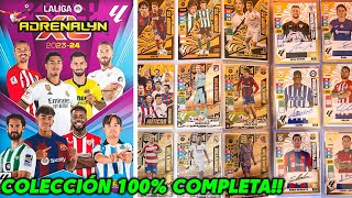 COLECCION 100 COMPLETA ADRENALYN XL 202324 LIGA EA SPORTS con AUTOGRAFOS [upl. by Gotcher]