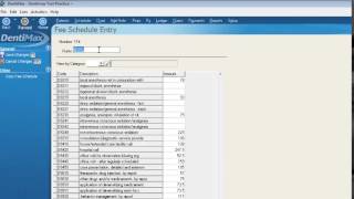 Updating Fee Schedules  DentiMax Dental Software Tip [upl. by Maisey]