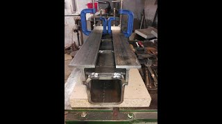 DIY Lathe  bed planing by hand  part 1 [upl. by Netsoj]