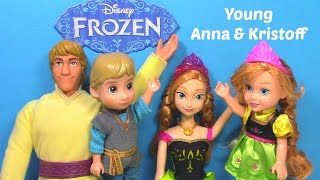 Frozen Anna and Kristoff Toys R Us Exclusive Young Anna and Kristoff Giftpack Review [upl. by Araid]