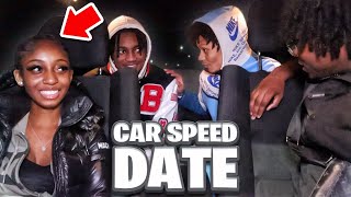 COLLEGE CAR SPEED DATE [upl. by Atilemrac]