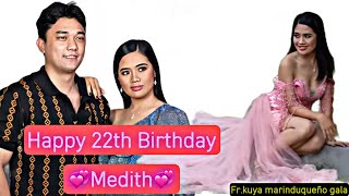 HAPPY 22th BIRTHDAY MEDITH SHOUT OUT GREETINGS and MUSIKAHAN [upl. by Htide]