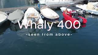 Whaly boat meets Lake Como EP6 Whaly 400 seen from above [upl. by Venu620]