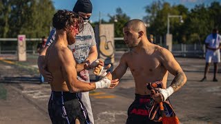 King of the Streets Rooftop Fights quotOrange Dwarfquot Apoel Hooligan VS Sercan Streetfighter [upl. by Acima]