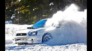 Subaru WRX STI  Snow driving amp drifting [upl. by Assir]