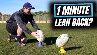 Does Leaning The Ball Back Add More Distance rugbybricks Ball Set Up [upl. by Neill]