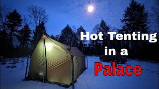 Surviving The Chill Hot Tent Camping In The Onetigris Tegimen 10 Winter Edition [upl. by Enniotna136]