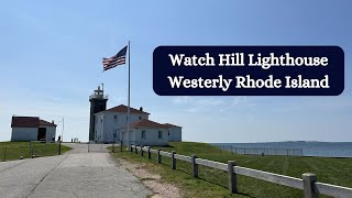 Watch Hill Lighthouse Westerly Rhode Island [upl. by Enahpets814]