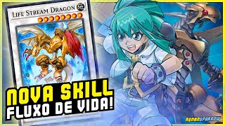 SURPREENDEU DECK DO DRAGÃO FLUXO DE VIDA COM LUMINOSO  YuGiOh Duel Links 1842 [upl. by Calondra]