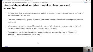 CensoredTobit and Truncated Regression Modelsاردوहिंदी V26 [upl. by Niltac]