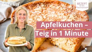 Schneller und saftiger Apfelkuchen wie bei Oma 🍎😋  Thermomix® Rezept [upl. by Coshow]