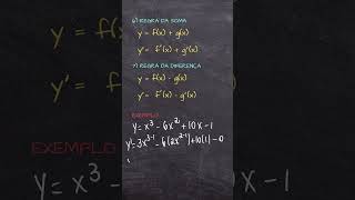 Derivada Regra da Soma e da Diferença calculo calculus calculodiferencial [upl. by Zielsdorf]