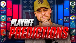 2024 NFL Playoff Bracket Predictions  SUPER BOWL WINNER [upl. by Eihtak]