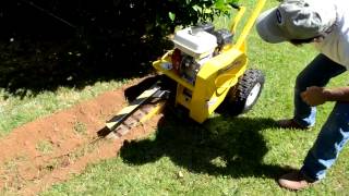 Yard trenching [upl. by Ecneret]