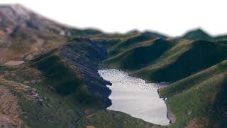 How to make a reflective lake mountain terrain using DEM Earth with Cinema 4D [upl. by Vivien]