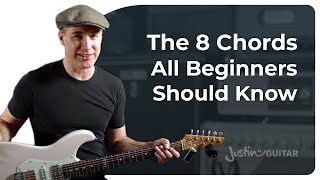 8 Open Chords That You Should Know  Guitar for Beginners [upl. by Bitthia]