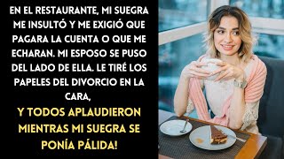 En un bonito hotel mi suegra me insultó y amenazó con echarme si no pagaba la cuenta [upl. by Eelime446]