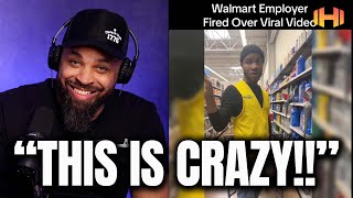 Viral Video of Black Employee’s Horrible Customer Service Gets Him Fired From Walmart [upl. by Nierman856]