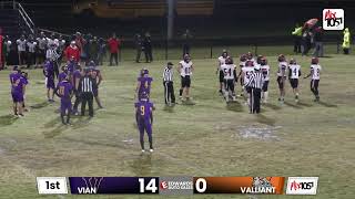 Vian vs Valliant football 11824 [upl. by Olenta]