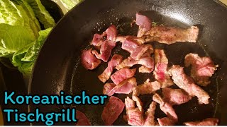 Koreanischer Tischgrill  thailändisch Kochen  asiatische Küche [upl. by Gunzburg]