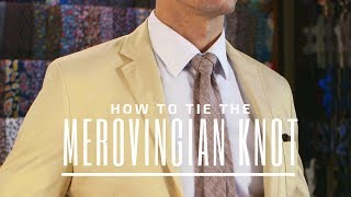 How to Tie the Merovingian Knot  Step by Step  Tie Knot Tutorial [upl. by Aseneg]