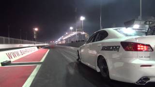 EKANOORACING LEXUS ISF Twin Turbo Sets New Personal Record Running 4547  280 KMH  1744 MPH‎ [upl. by Wyler]