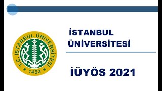 İstanbul Üniversitesi YÖS 2021 İÜYÖS 2021 Sınavı [upl. by Ashford]