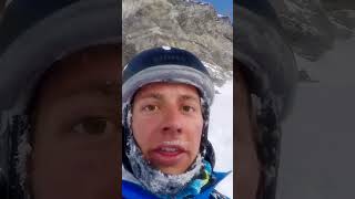 Skier Survives Fall Off 150ft Cliff [upl. by Dalpe504]