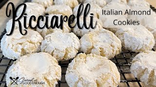 Ricciarelli Italian Almond Cookies [upl. by Anyg]