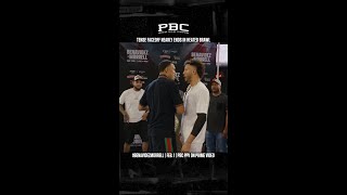 Intense Faceoff Between Benavidez amp Morrell Nearly Ends in Heated Brawl [upl. by Bernat]