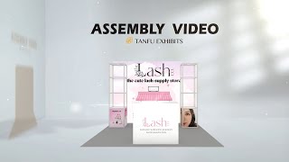 Getting Start Aluminum Exhibition Booth Full Cathy Assembly video [upl. by Anrym]