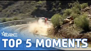 Top 5 Moments I ERC Rally Islas Canarias 2024 [upl. by Nomannic]