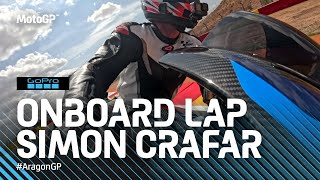 Twists and turns around Aragon ↪️  GoPro Lap with Simon Crafar [upl. by Falcone]