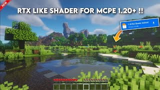 Ultra Realistic Shader For Minecraft PE 121  BEST SHADER On MCPE 121 [upl. by Priebe573]