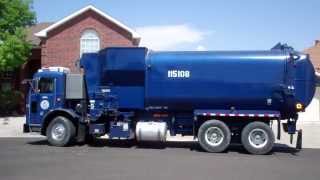 4 Peterbilt Amrep Elliptical Garbage Trucks in one neighborhood  The Last video of Joe Mora [upl. by Gilly]