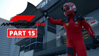 F1 Manager 23  Ferrari is Back  Part 15  4K 60FPS PC ULTRA  No Commentary [upl. by Nnor]